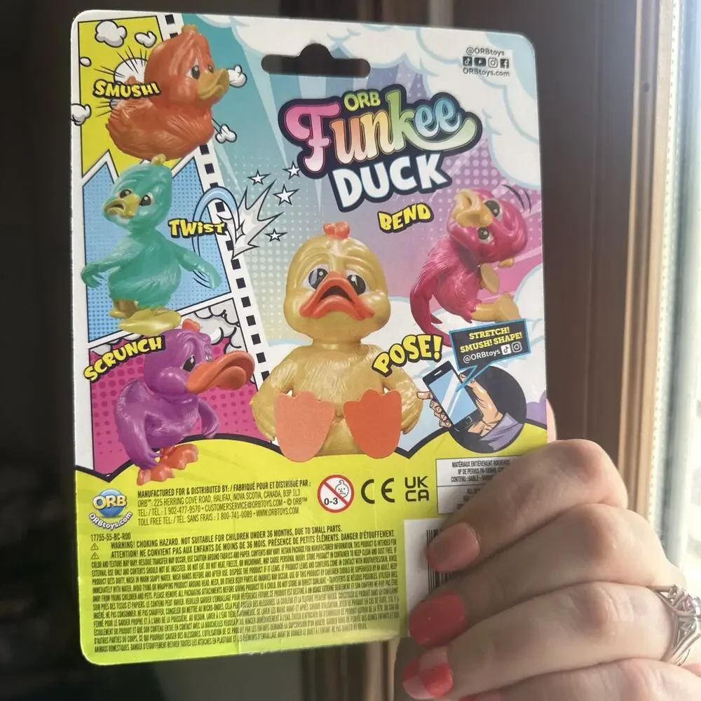 Orb Funkee Duck New Viral Orange Duck Squishy
